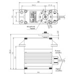 HS-1005SGT Industrial Grade, Giant Scale Servo
